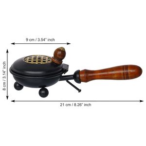 Brûleur d'encens en métal artisanal unique avec motifs découpés au laser pour cadeau religieux et décoration intérieure à prix de gros en Inde - Product Image 3