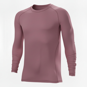Nouvelle Arrivée - T-shirt Rash Guard Homme à Manches Longues en Spandex et Polyester Respirant pour le Rameur - Faible MOQ - Vente Chaude - Product Image 1