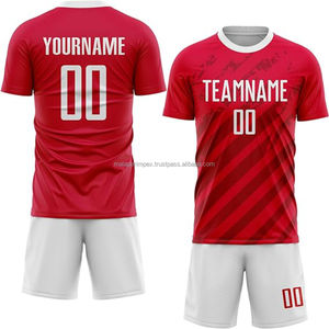 Conjunto de camiseta de fútbol para hombre personalizable de alta calidad, uniforme, ropa de Fútbol Profesional - Product Image 5