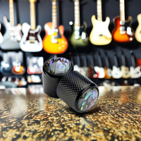 A40BB Electric Guitar with Black Knobs Real Abalone Shell Tops Made in Korea Stringed Instruments Parts & Accessories cop