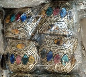 Meilleur prix de l'exportateur indien Design mixte laiton résine dames pochette GC-BG-629 Style à la mode pour les vêtements de fête des femmes - Product Image 1