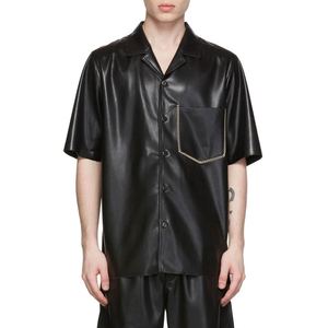 เสื้อเชิ้ตหนังติดกระดุมสำหรับผู้ชาย ชุดลำลอง แฟชั่นฤดูหนาว กีฬากลางแจ้ง เสื้อเชิ้ตผู้ชายระดับพรีเมียม ขายส่งจากผู้ผลิต - Product Image 4