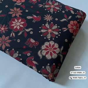 Tissu en coton de haute qualité pour femmes, texture douce, matière confortable en coton pour les tenues ethniques et l'usage quotidien - Product Image 5