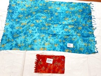 Pañuelos largos de rayón con estampado animal hechos a mano para mujer, pareos y sarongs multicolor, ropa de playa de verano, estampados en serigrafía, venta al por mayor.