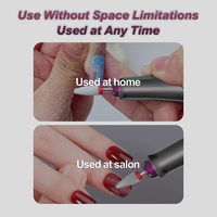 Stylo perceuse à ongles professionnel sans fil 35000 tr/min, rechargeable par USB, lime à ongles électrique en aluminium, faible bruit, machine de manucure portable