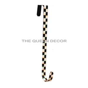 Soporte para Coronas de Acero Inoxidable, Estilo Moderno, Forma Única con Acabado Rojo para Decoraciones Navideñas, Sublimación en Blanco - Product Image 3