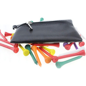 Pochette de golf en cuir de luxe, organiseur d'accessoires, avec un aspect élégant et une fermeture éclair sécurisée pour un confort optimal, en vente - Product Image 4
