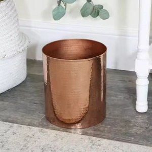 Compact Modern Metal Waste <b>Bin</b> Ideal For Practical Living Room Bedroom Kitchen Use - Product Image 5