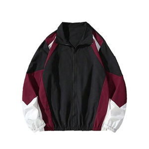 Nouvel arrivage de blouson d'aviateur pour hommes au design personnalisé veste softshell imperméable à l'eau à rayures de style bicolore - Product Image 1