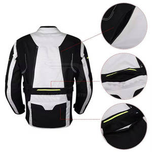 Combinaison textile confortable pour moto, conçue pour la conduite quotidienne, avec des protections en tissu flexible et des coutures renforcées - Product Image 4