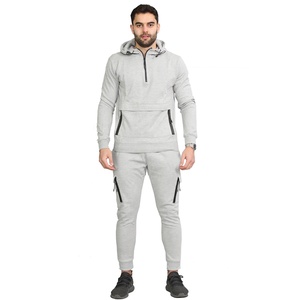 2025 Oversize Side Zipper Pocket Pullover <b>Hoodie</b> And Sweatpants Tracksuit Set Unisex Autumn Winter Fashion Streetwear Tracksuit - Product Image 2