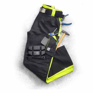 Pantalon homme coupe slim, droit, rayé, tendance, décontracté, confortable, prix abordable, durable - Product Image 2