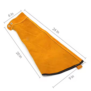 Manchons de protection pour les mains de soudeur, vente en gros, double couture, résistants à la chaleur, haute température, pour soudage TIG - Product Image 4