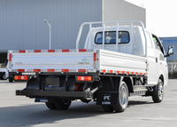 Nouvelles mini-citernes 4x2, camions légers de transport de marchandises à double cabine avec bords rabattables