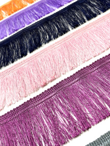 Cinta de Flecos de Borlas de Poliéster Colorida de 3 cm de Ancho, Decorativa para Cortinas, Zapatos, Ropa, Accesorios de Bricolaje, Textiles para el Hogar - Product Image 4