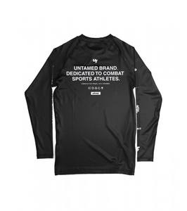 Personalizado impreso manga larga de alta calidad poliéster/Spandex BJJ MMA Rash Guard hombres medias de compresión Rashguard conjunto - Product Image 5