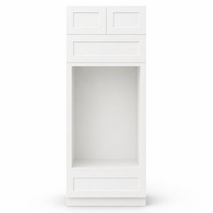 Shaker <b>Kitchen</b> <b>Cabinets</b> Oven <b>Pantry</b> <b>Cabinet</b> 33 x 84 Inch Solid Wood RTA In Stock USA OVD338427 Local Pickup Available - Product Image 2