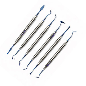Kit de Instrumentos para Relleno de Resina Compuesta, Juego de Herramientas Dentales de Doble Extremo, 6 Piezas - Product Image 1
