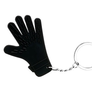Professional Gloves <b>Custom</b> Soft Rubber/Silicone/PVC <b>Keychain</b> 2D/3D Logo Lightweight Adjustable Goalkeeper Gloves <b>Keychain</b> - Product Image 3