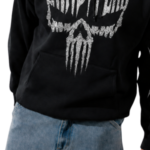Customized Men Oversized Pullover Hoodie Front <b>Back</b> Sleeve Pocket Design Print <b>Drop</b> Shoulder Streetwear 100% Cotton Fleece OEM - Product Image 6