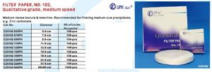 Papel de filtro de 90 mm de diámetro, Círculo de velocidad rápida, calidad - Product Image 4