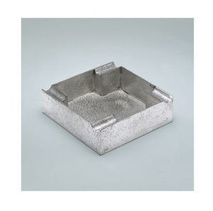 Cendrier compact en métal de poche avec couvercle rabattable, boîtier durable et conception anti-fuite pour les voyages et l'utilisation en extérieur - Product Image 2