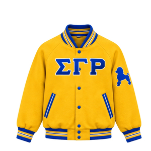 Blouson Bomber Femme Personnalisé Sigma Gamma Rho – Veste Décontractée Légère et Élégante pour Sororité Grecque – Vente en Gros Personnalisée - Product Image 1