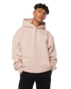 Sudaderas con Capucha de 500GSM con Efecto Desgastado - Ropa Urbana de Invierno Extra Gruesa de Algodón para Hombre con Diseño de Letras Bordadas - Product Image 1