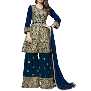 Robe de soirée pour femmes de qualité supérieure au design traditionnel tendance / Nouvelle robe de soirée élégante pour femmes pakistanaises - Product Image 6