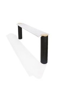 Hot Selling White <b>Marble</b> Top <b>Console</b> <b>Table</b> With Gold Metal Pillar Base Luxury Entryway Furniture Decor - Product Image 3