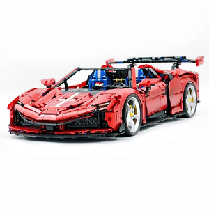 ตัวต่อ GULY 10638 MOC รถสปอร์ตไฮเทค ขนาด 1:8 ชุดตัวต่อประกอบแบบ DIY ของเล่นเด็กผู้ชาย ของขวัญคริสต์มาสสำหรับเด็ก - Product Image 1