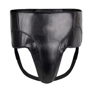 Protector Inguinal de Boxeo Profesional a Precio de Mayoreo, Protector Inguinal de Boxeo Personalizado de Cuero Genuino AI-GG-014 - Product Image 1