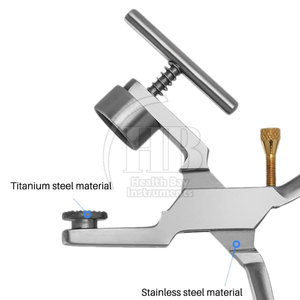 Moulin à os dentaire manuel réutilisable, fabriqué en acier inoxydable de haute qualité, conçu pour une utilisation durable - Product Image 2