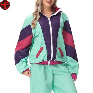 Conjunto Deportivo Cortavientos para Mujer, Venta al Por Mayor, Precio de Fábrica, Sublimación, Conjunto de 2 Piezas - Product Image 5
