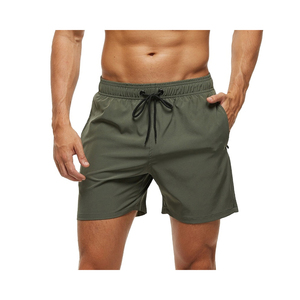 Shorts légers pour hommes avec logo personnalisé et cordon de serrage pour un usage quotidien |   Tissu respirant à motifs imprimés 100% coton - Product Image 4