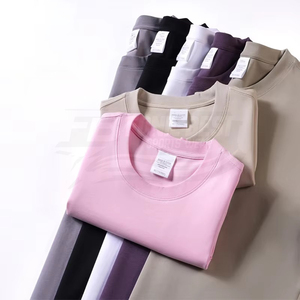 เสื้อยืดคอกลมแขนสั้นผู้ชาย ผ้าฝ้าย ทรงปกติ สวมใส่สบาย สีพื้น ผ้าเจอร์ซีย์ถัก ระบายอากาศได้ดี ดีไซน์เรียบง่าย - Product Image 4