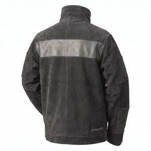 Chaqueta de Seguridad ANSI Clase 1 de Cuero Vacuno de Primera Calidad, Reflectante y de Alta Visibilidad para Trabajadores de la Construcción con Logotipo - Product Image 2
