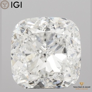 ใบรับรอง IGI เพชรทรงคุชชั่น 3.50 กะรัต เพชร CVD ที่เพาะเลี้ยงในห้องปฏิบัติการ ความสะอาดระดับ VS1 สี E สำหรับจี้แบบโซลิแทร์ - Product Image 1