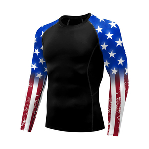 High Quality Mens Rash Guard Full Sleeve Lightweight Sports <b>Compression</b> <b>Shirt</b> Supplier Wholesale - Product Image 4