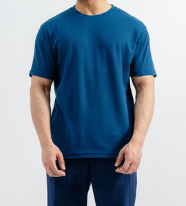 เสื้อยืดคอกลมชายไซส์ใหญ่ พิมพ์ลายซิลค์สกรีน แขนเสื้อแบบดรอปโชว์เดอร์ ผ้าฝ้ายแท้ 100% - Product Image 2