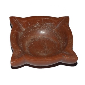 Cuenco de Piedra Preciosa Tallada en Cuarzo Dorado, Diseño Único - Product Image 3
