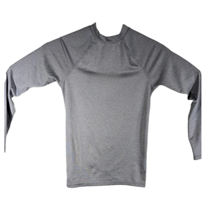 Rash Guard Swim <b>Surf</b> Shirt Long Sleeve Size Medium Gray - Product Image 1