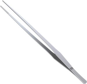 Pinces professionnelles en acier inoxydable de 15 pouces, extra-longues, à pointes fines pour la manucure à domicile - Product Image 1
