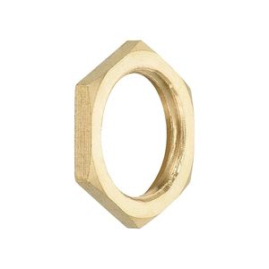 1/2-Inch Female Pipe <b>Thread</b> Brass <b>Lock</b> Nut (AOL-07) - Product Image 6