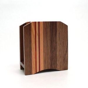 Vintage Wooden Napkin Holder For Dining Table Decoration With Classic Look And High Quality Solid Wood Design - Product Image 5