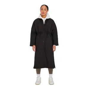 Mode warme glänzende gepolsterte Pufferjacke schwarz kurz Damen Steppjacke Puffermantel