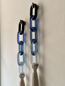 Eslabones de Cadena de Resina Transparentes de Gran Tamaño y Coloridos para Decoración de Paredes, Proyectos de Bricolaje, Separadores de Habitaciones y Accesorios para Cortinas - Product Image 2