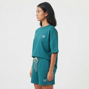 Nouvelle Collection 2026 : Ensemble Femme T-shirt Ample et Short Imprimé Personnalisé – Idéal pour la Maison ou le Style Urbain - Product Image 1