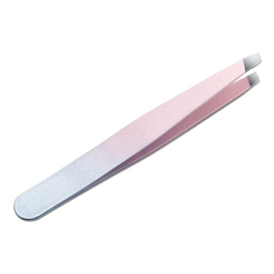2026 Wholesale Stainless Steel Curved Tip Durable Eyebrow Tweezers with False Eyelash <b>Clip</b> Eyebrow Tweezers - Product Image 1