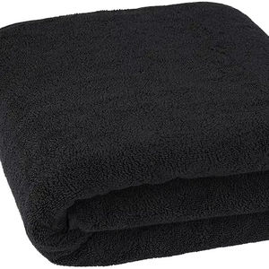 Toalla de Baño de Algodón Turco Negra, Extra Grande, Suave y Absorbente, Toalla de Lujo para Baño y Spa, 40x80 Pulgadas - Product Image 1